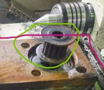 Шкив малый для KE36/750