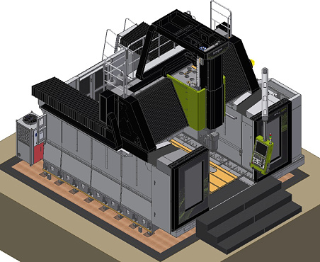 5-осевой фрезерный обрабатывающий центр IMU-5XP 2518
