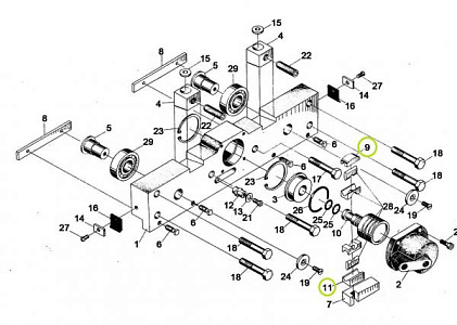 Блок ромбовидный № 28 (комплект из 4 блоков)